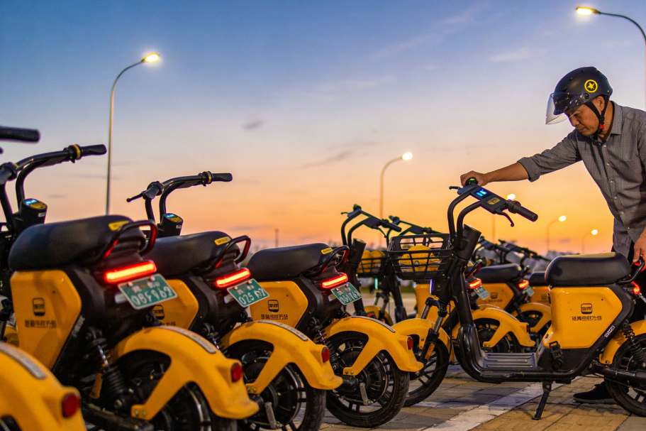 想做共享电动车，推荐泰比特共享系统？新闻配图